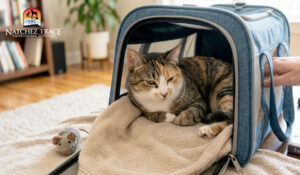 relaxed environment for a cat