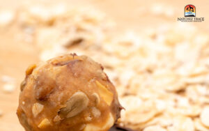 peanut butter and oats ball